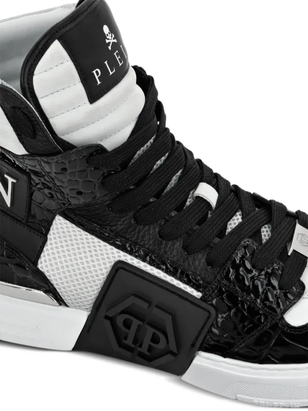 スニーカー PHILIPP PLEIN 'Hexagon' sneakers Philipp Plein Hexagon low-top Sneakers | Black | FARFETCH