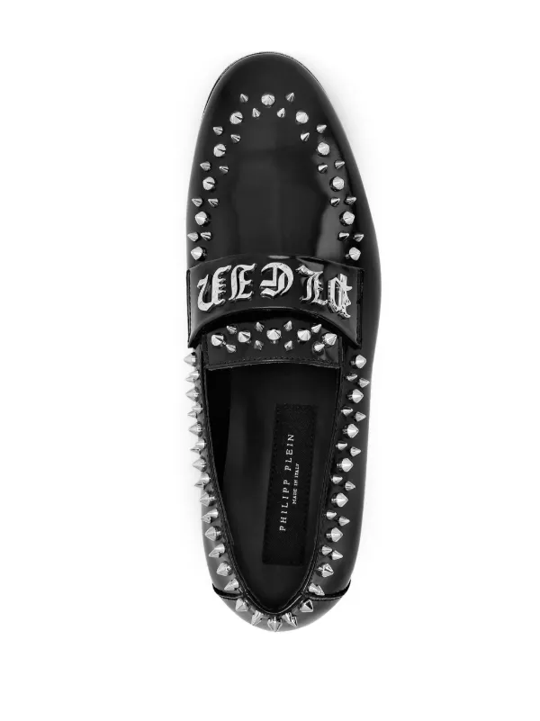 Philipp Plein Loafer Leather Loafers Plein Lettering | Philipp Plein main image 4
