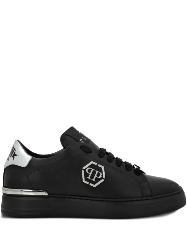 スニーカー PHILIPP PLEIN 'Hexagon' sneakers Philipp Plein Hexagon low-top Sneakers | Black | FARFETCH