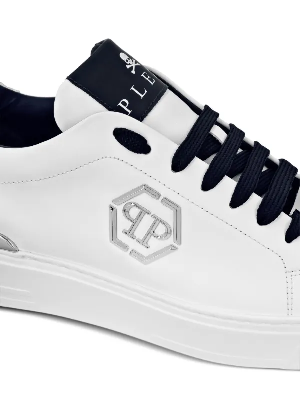 PHILIPP PLEIN 25SS スニーカー ホワイト系 Philipp Plein Leather Sneakers | White | FARFETCH