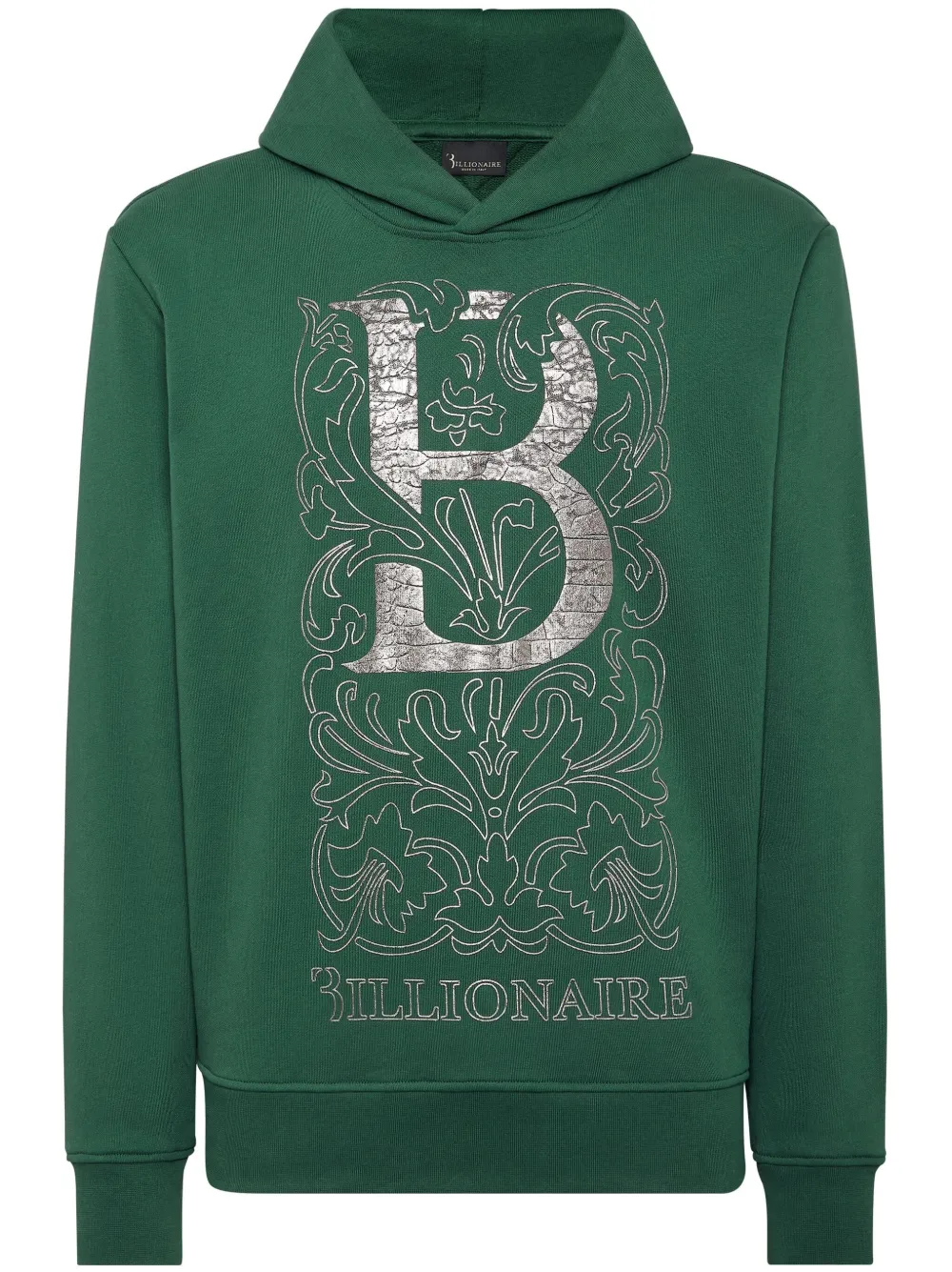 Billionaire hoodie con logo estampado | verde | Image 1