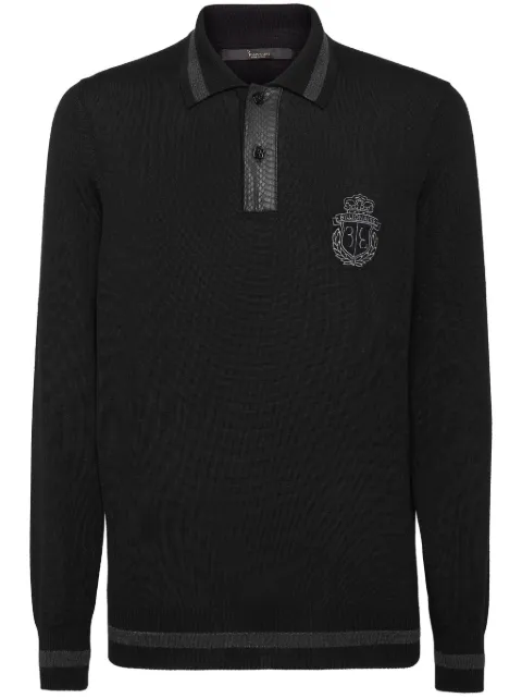 Billionaire logo-embroidered polo shirt