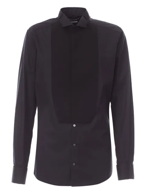 Dolce & Gabbana tuxedo-panel cotton shirt