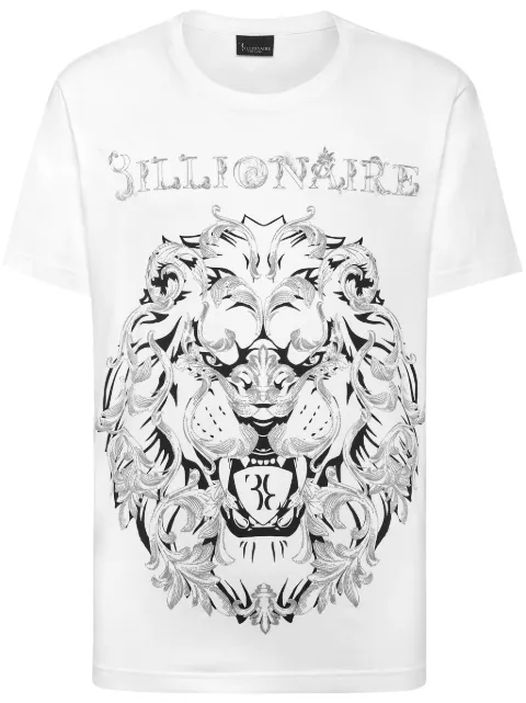 Billionaire logo print T-shirt