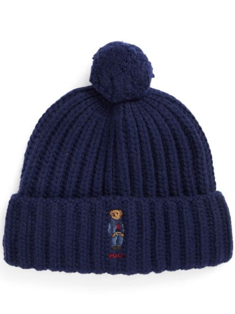 Polo Ralph Lauren Bear Pom-Pom beanie hat