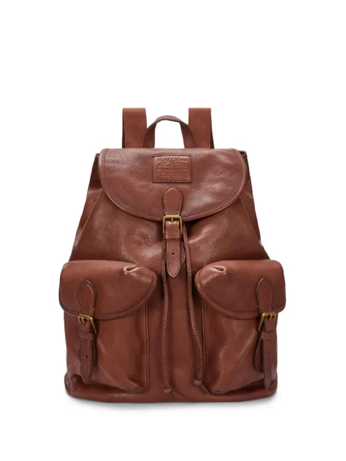 Sac à dos en cuir - Polo Ralph Lauren - Modalova