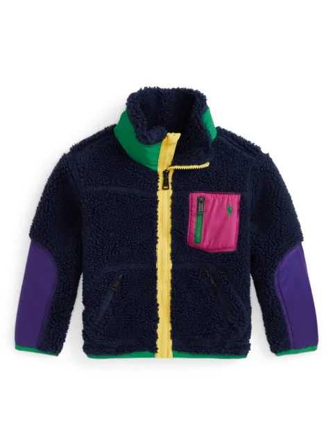 POLO RALPH LAUREN KIDS Giacca Polo Pony in finto shearling