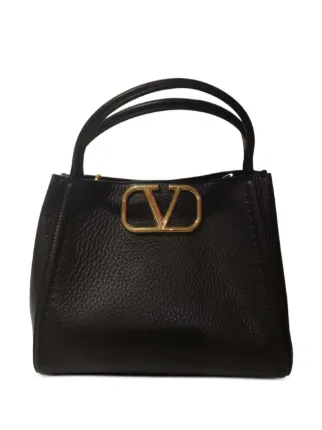 Valentino Garavani Medium Alltime Tote Bag | Black | FARFETCH