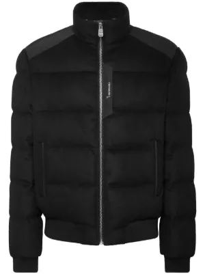 DSQUARED2 Mixed Puffer Bomber | Black | FARFETCH CA