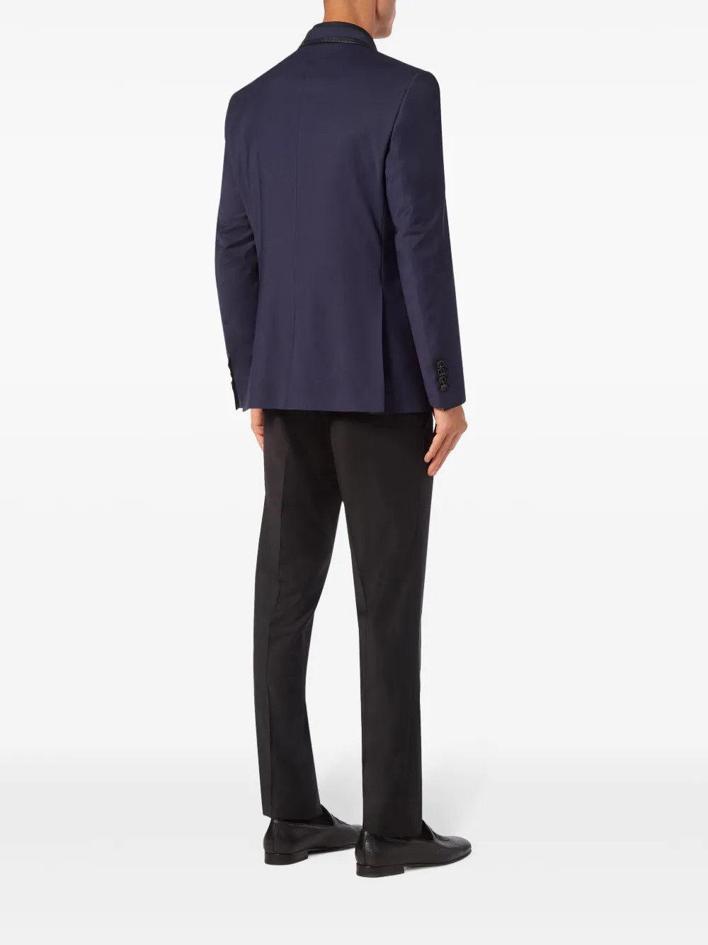 Billionaire Blazer met enkele rij knopen Blauw