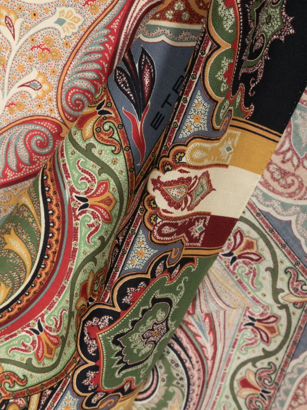ETRO Sjaal met paisley-print Groen