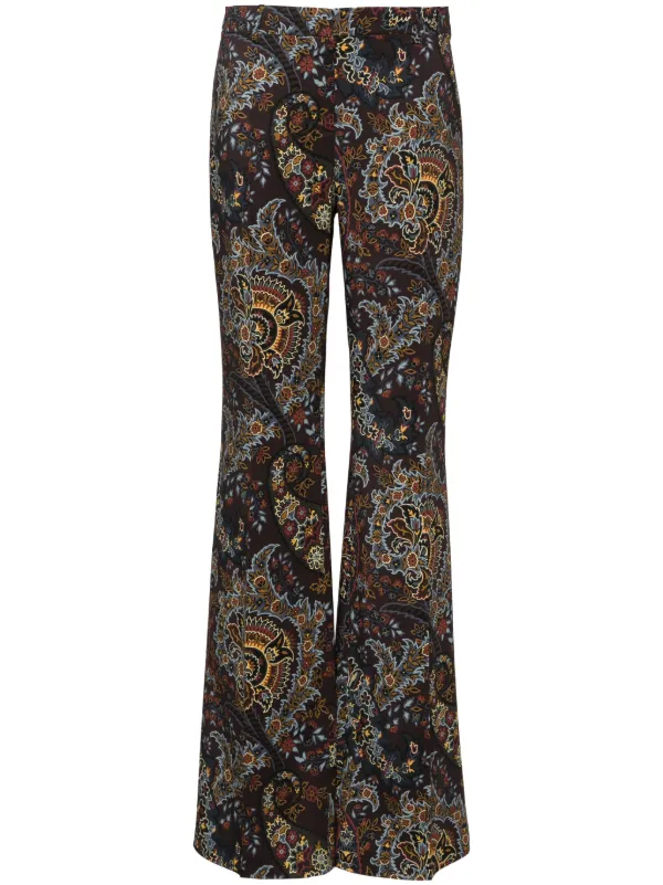 【関税&送料込】Etro Pantaloni Svasati Al Fondo Realizzati I Etro Pantaloni Svasati Con Stampa Paisley | italist, ALWAYS