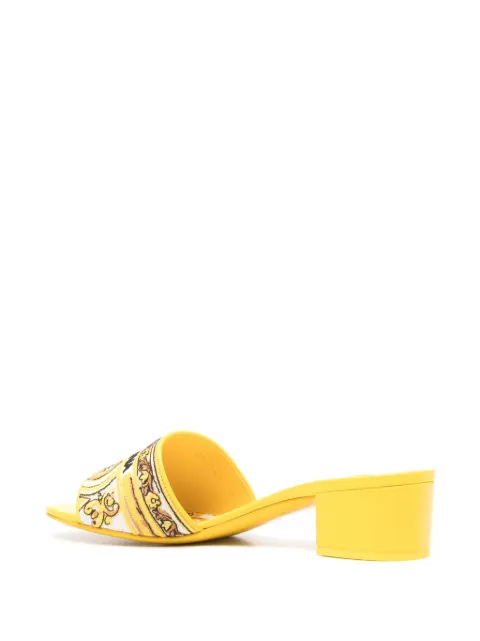 Dolce & Gabbana 40mm Majolica-embroidered sandals CR1748AV804 - 2