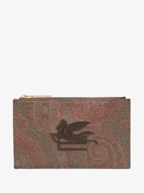ETRO paisleymönstrad plånbok