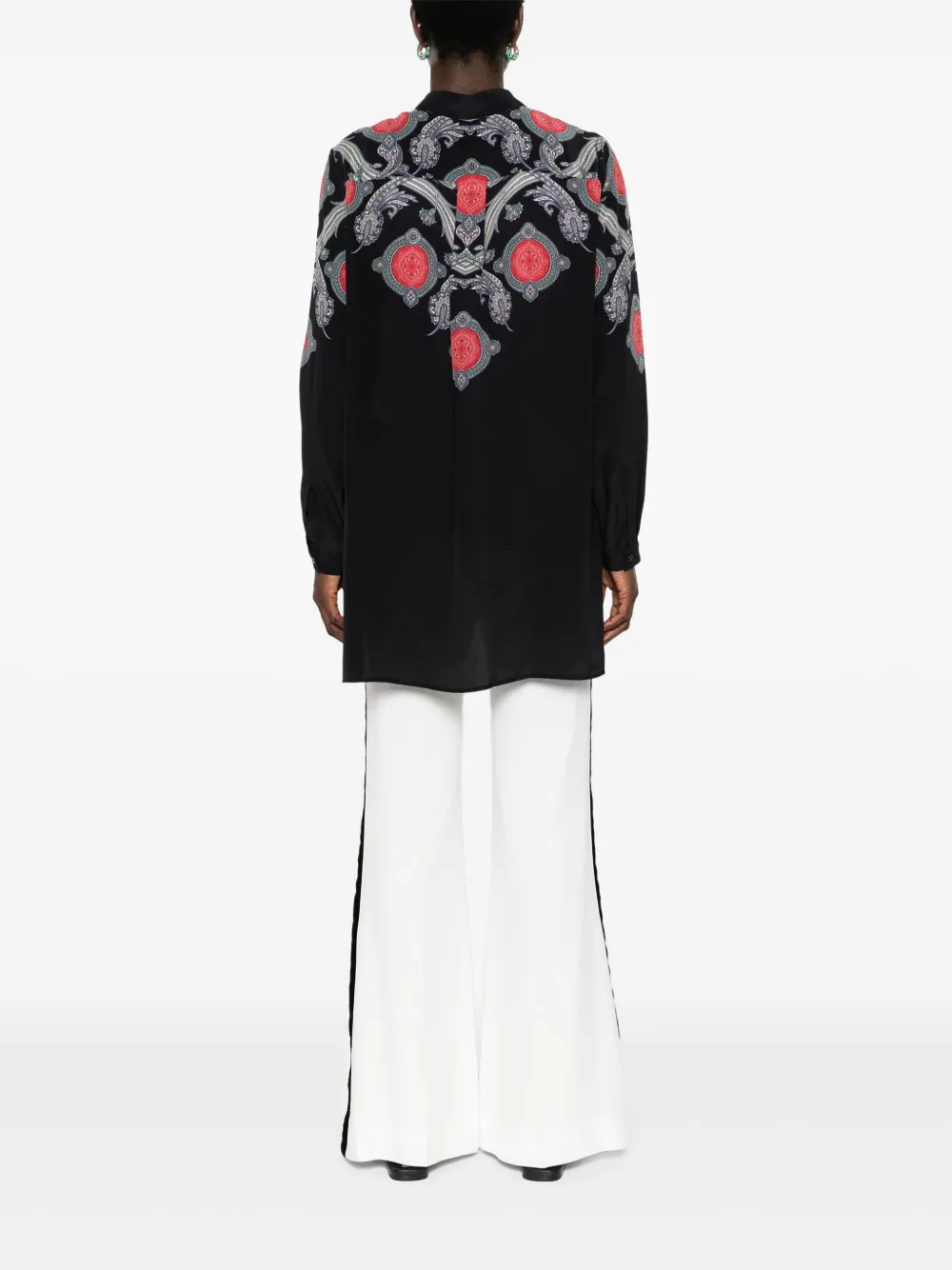 ETRO Overhemd met paisley-print Blauw