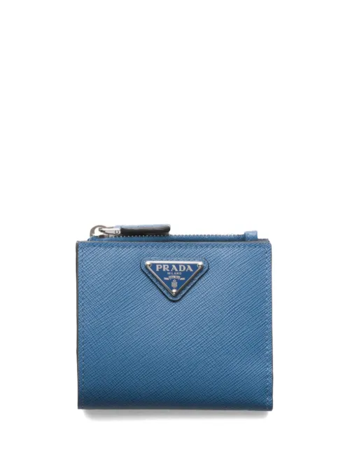 Petit portefeuille en cuir Saffiano - Prada - Modalova