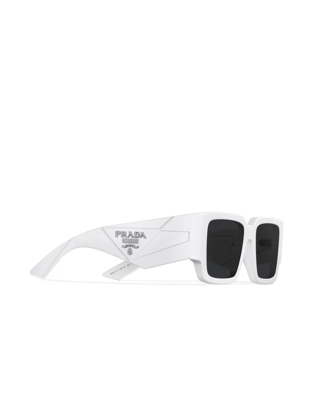 Prada Eyewear Zonnebril met vierkant montuur - Wit