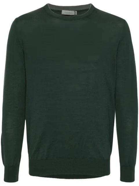 Canali pull en laine mérinos à col rond