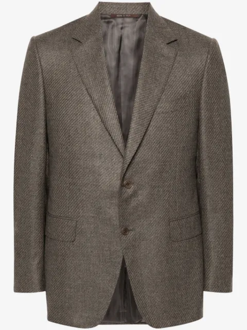 Canali single-breasted wool blazer