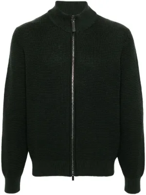 Maison Margiela メゾン・マルジェラ リブニット ジップカーディガン
