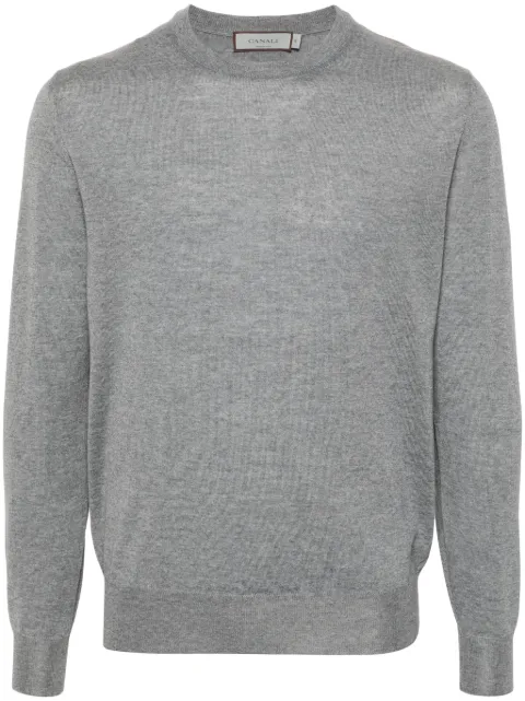 Canali fine-knit merino jumper