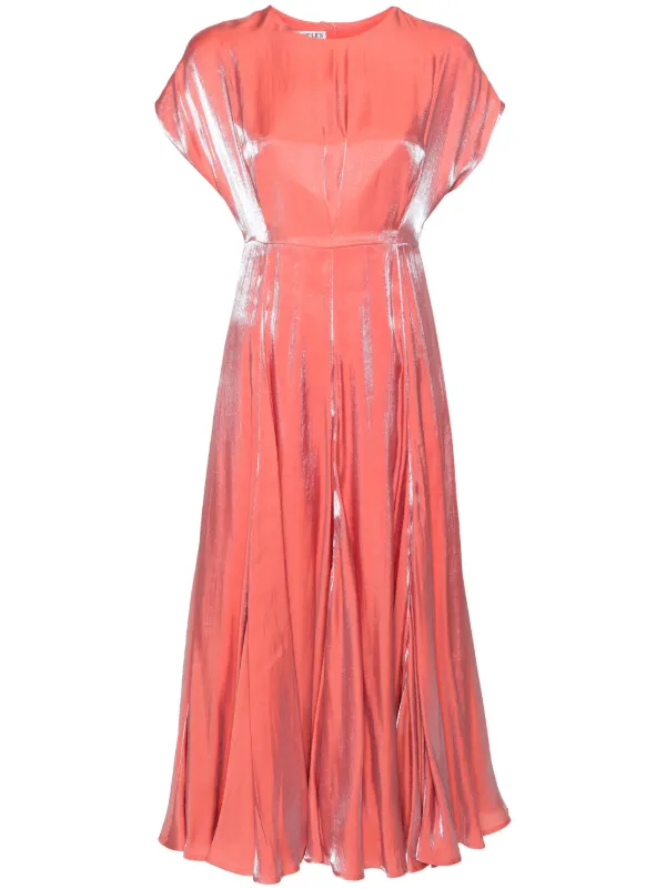 knee length dresses for ladies Steve Madden Aimee Ruched Front Midi Dress