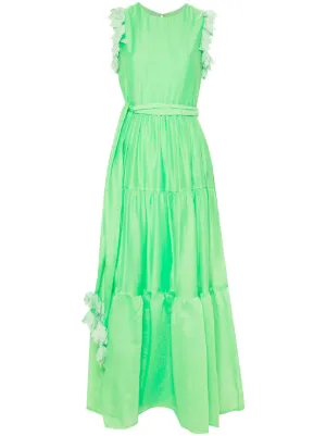 Baruni Serenity Maxi Dress | Green | FARFETCH BH