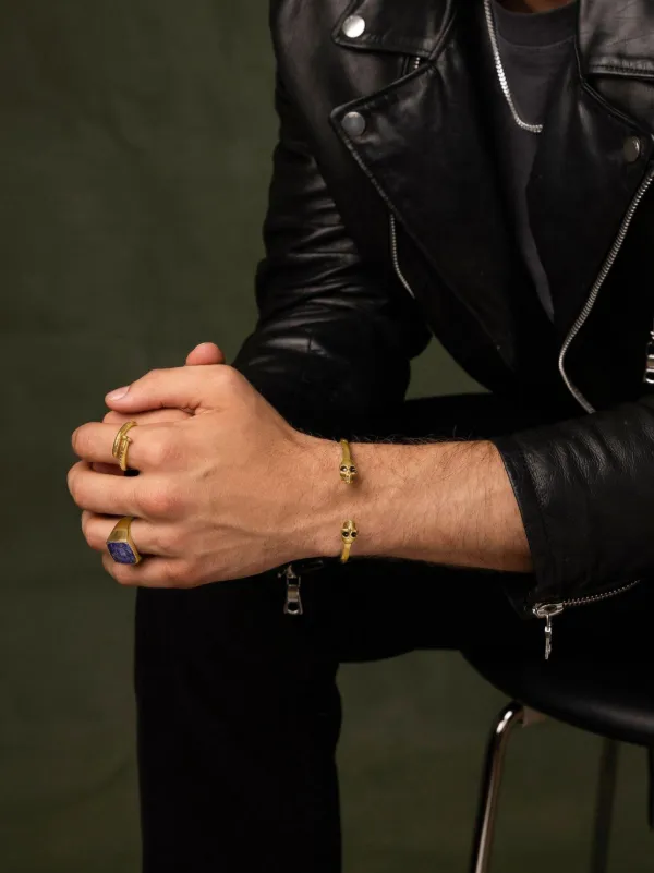 Nialaya Jewelry スカル ブレスレット | ゴールドトーン | FARFETCH JP