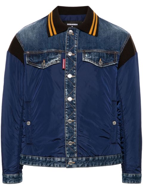 DSQUARED2 panelled bomber jacket