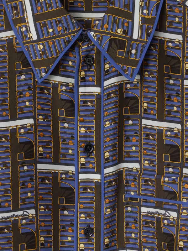 Burberry Silk Dress | Blue | FARFETCH
