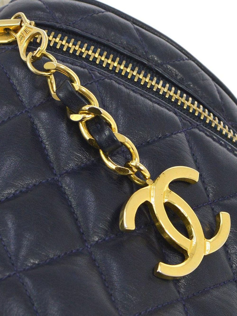 CHANEL 1991 diamond-quilted leather belt bag Women