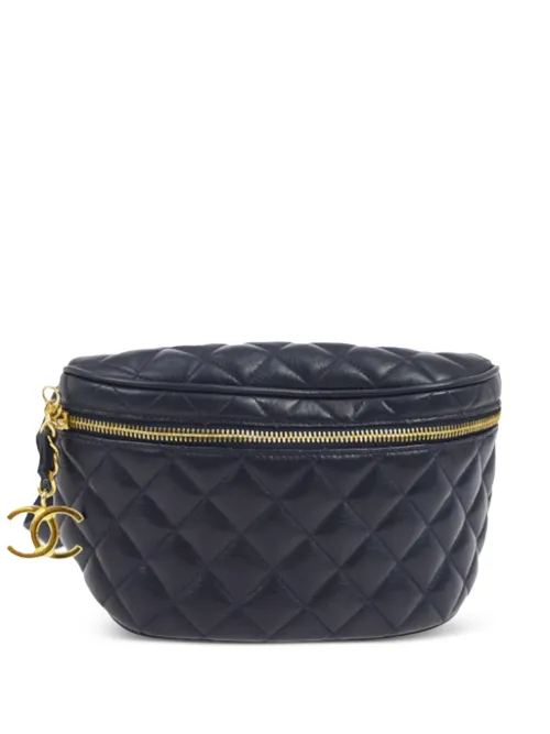 Sac banane à matelassage losanges (1991) - CHANEL Pre-Owned - Modalova