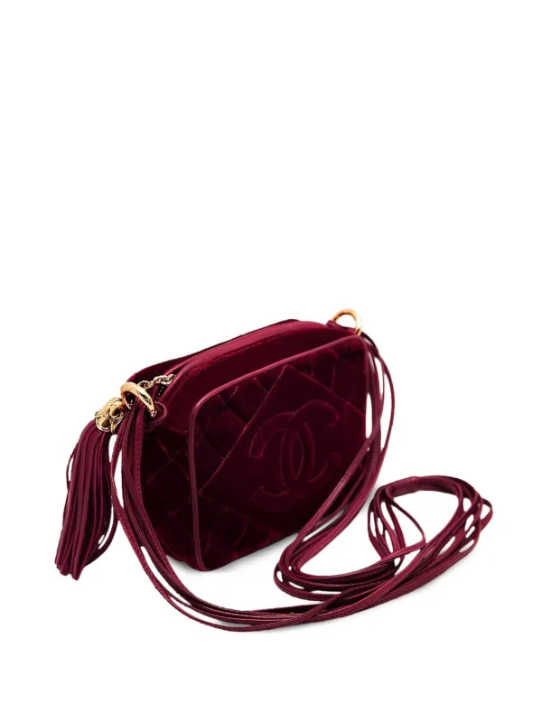 CHANEL Pre-Owned 1991 ココマーク ベルベット バニティバッグ