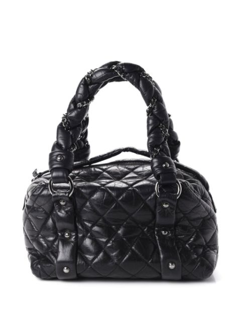 CHANEL 2006 Lady Braid diamond-quilted tote bag Women