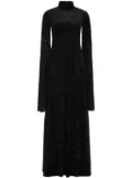 Balenciaga oversize-sleeve maxi dress - Black