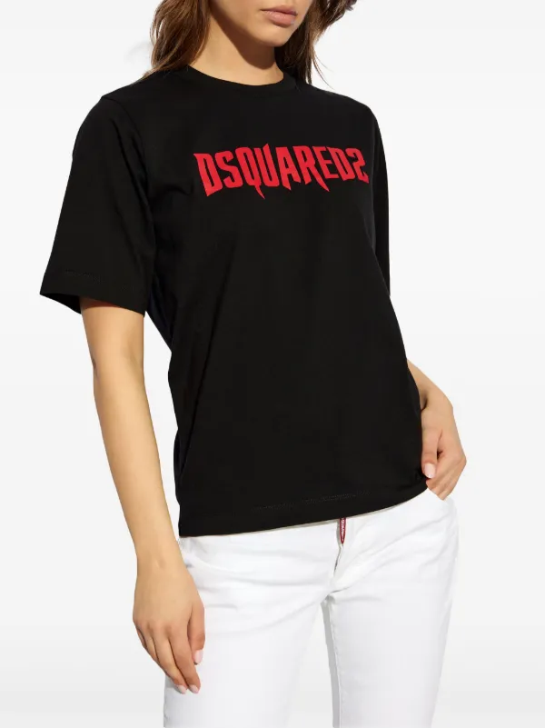 DSQUARED2 Horror ロゴ Tシャツ | ブラック | FARFETCH JP