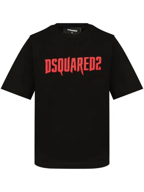 T-shirt Horror à logo imprimé - DSQUARED2 - Modalova