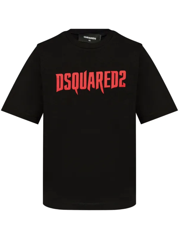 DSQUARED2 Horror ロゴ Tシャツ | ブラック | FARFETCH JP