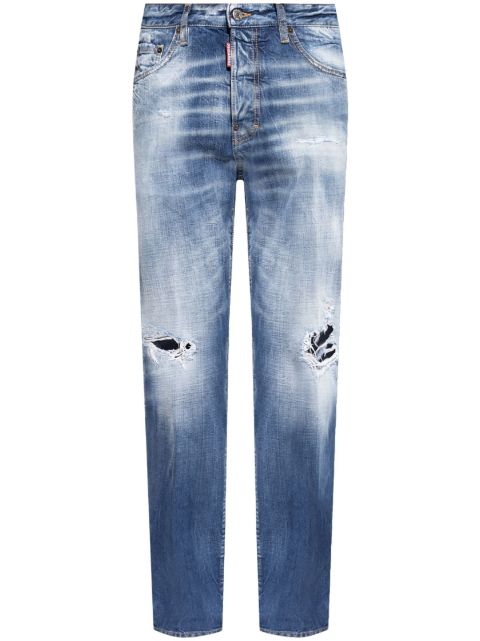 DSQUARED2 ripped straight-leg jeans Men