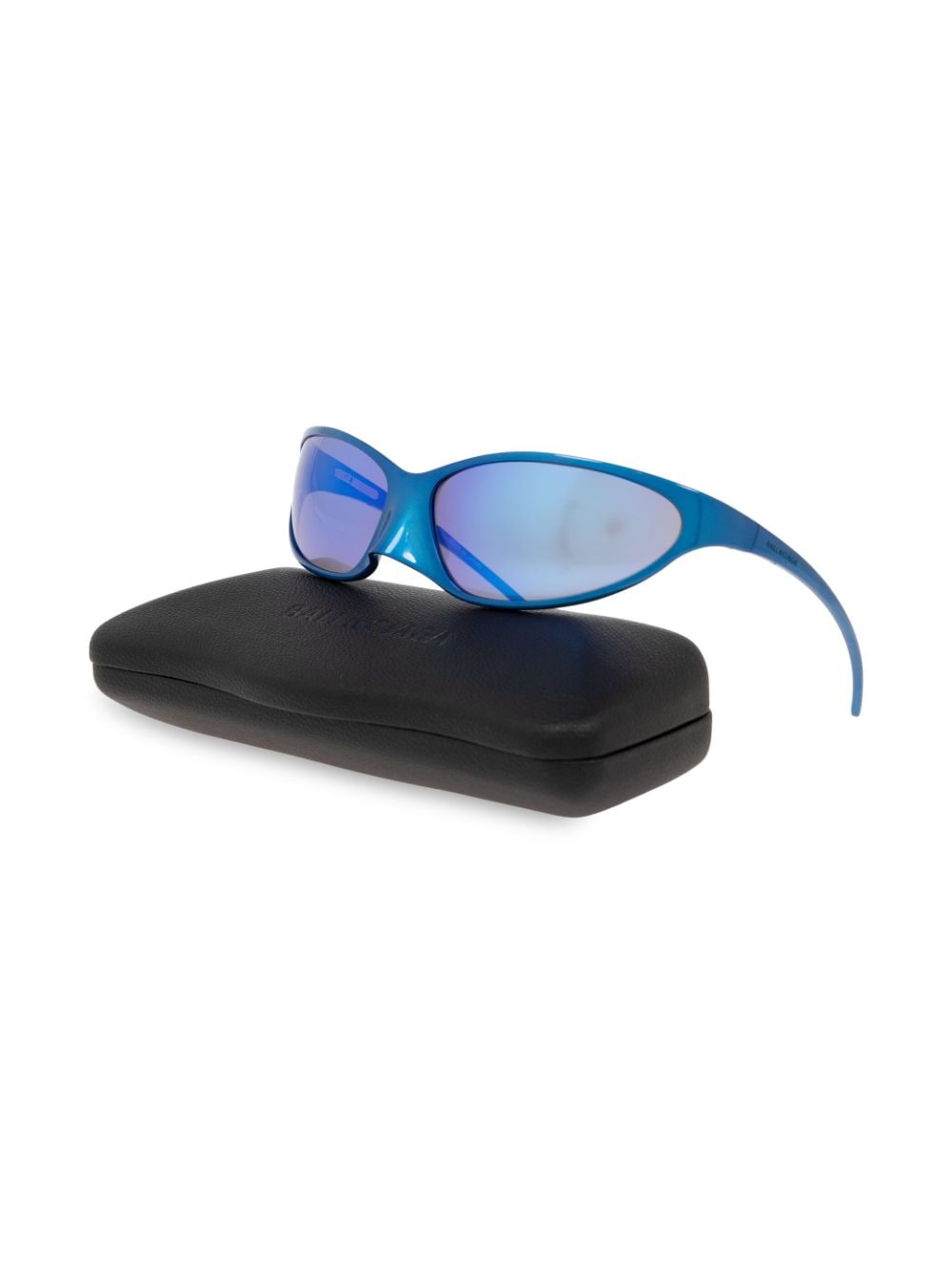 Balenciaga Eyewear 4G zonnebril met cat-eye montuur en spiegelglazen - Blauw