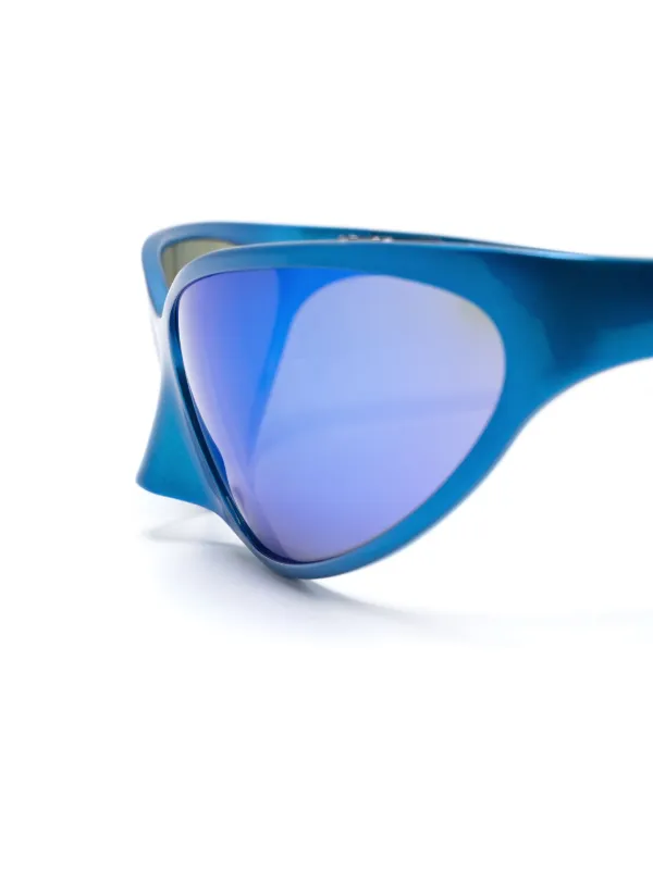 Balenciaga Eyewear 4G Cat サングラス | ブルー | FARFETCH JP