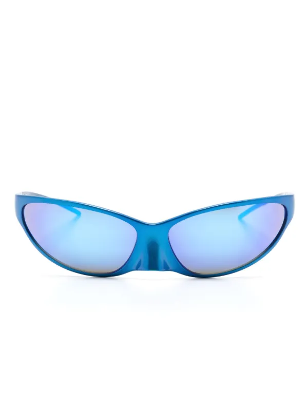 Balenciaga Eyewear 4G Cat サングラス | ブルー | FARFETCH JP