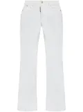 DSQUARED2 logo patch jeans - White