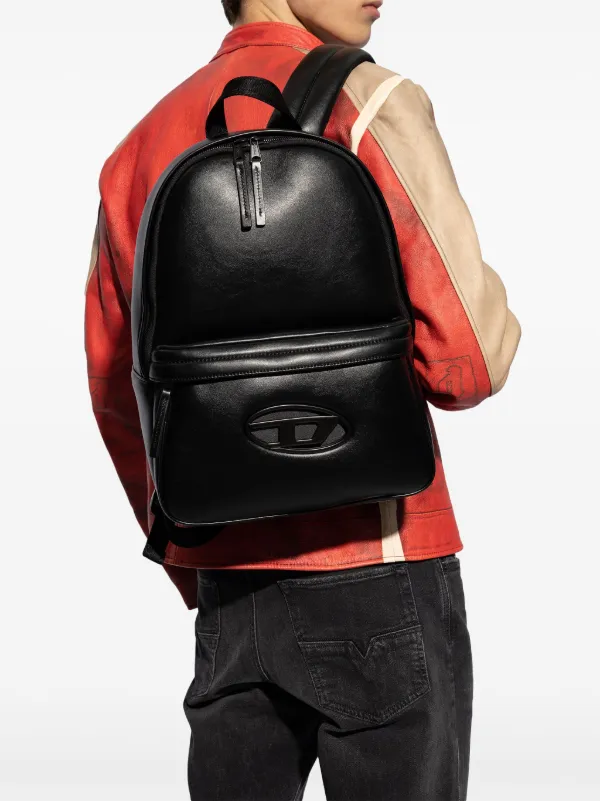 Diesel Holi D faux leather Backpack Black FARFETCH AE