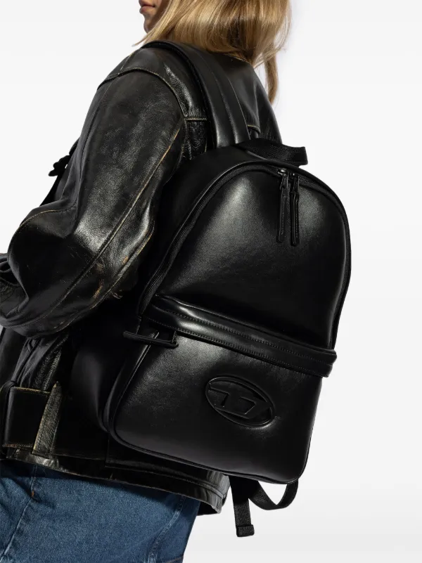 Diesel leather backpack sale