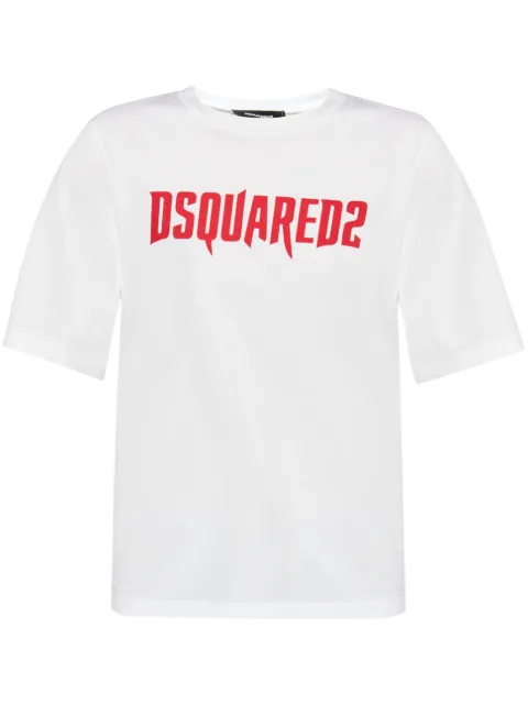 DSQUARED2 Horror logo-print cotton T-shirt Women