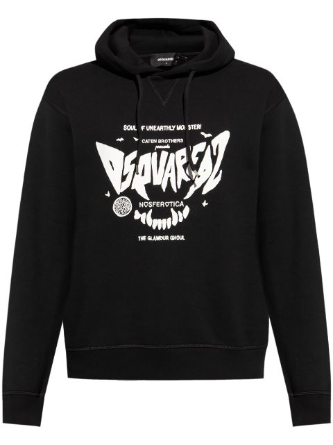 DSQUARED2 logo-print cotton hoodie Men