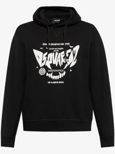 DSQUARED2 hættetrøje med logotryk