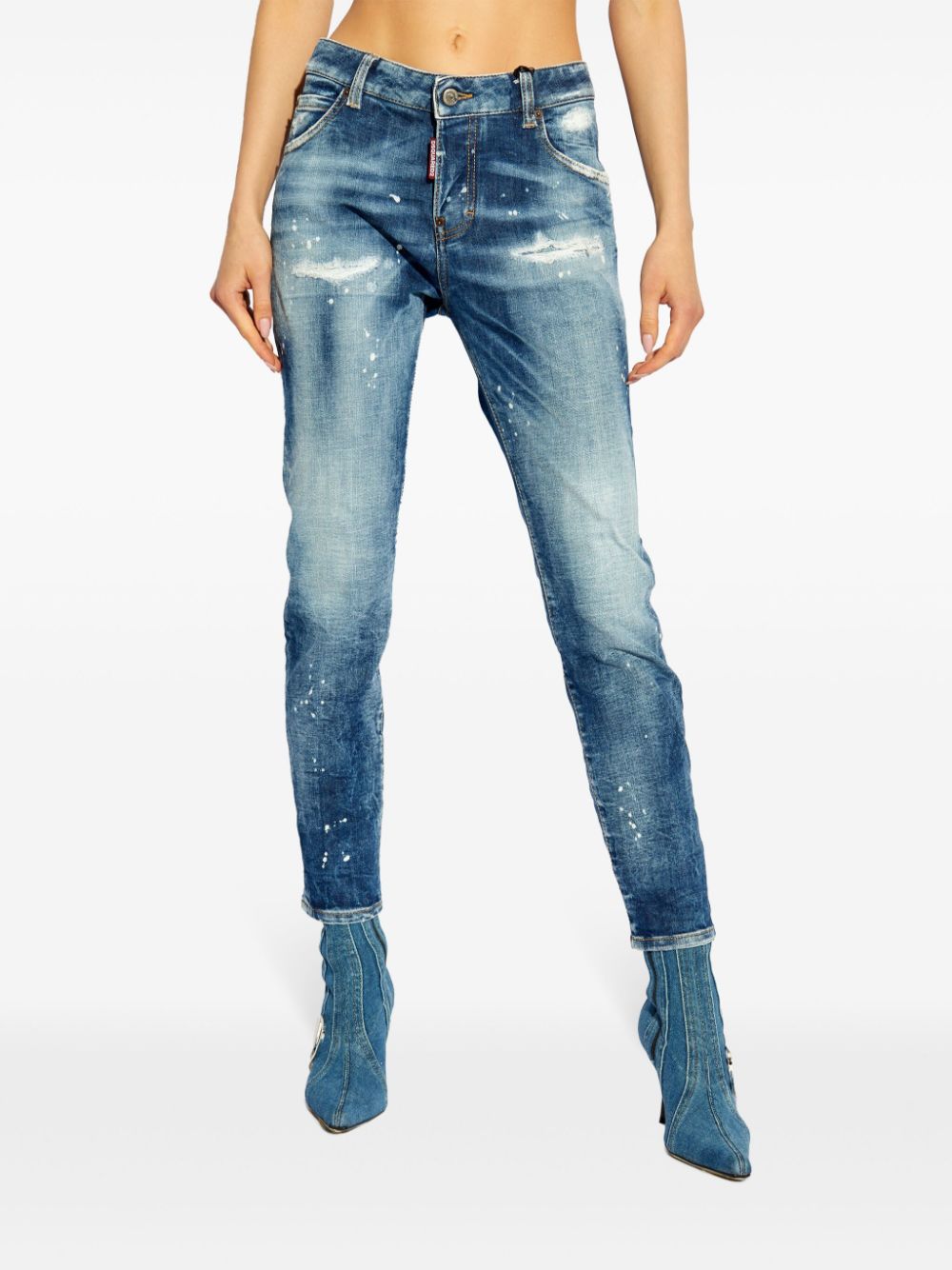 DSQUARED2 logo patch jeans Women