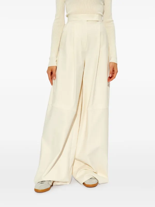 Max Mara Avoriaz wide-leg Trousers | Neutrals | FARFETCH